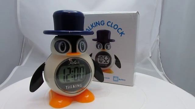 Penguin Digital Talking Alarm Clock Blind Aid Novelty Clock