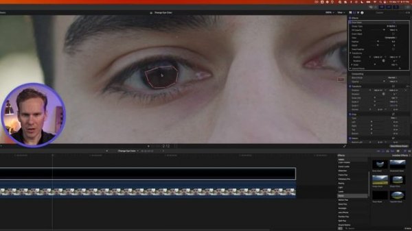 How to Change Eye Color in Final Cut Pro