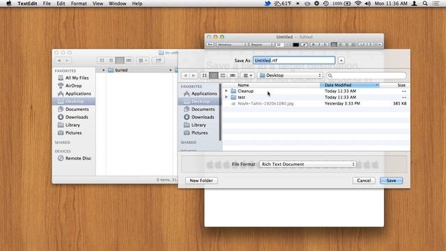 Quickly Save a File to Buried Path in Mac OS X смотреть онлайн
