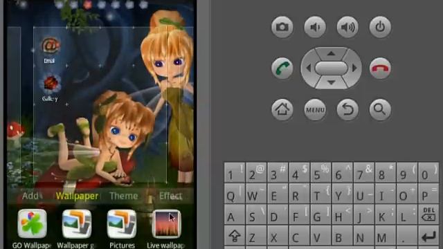 Android: GO Launcher Theme: Pixie Fairy смотреть онлайн