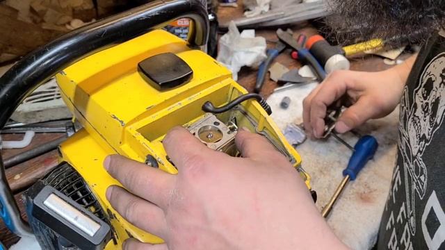 FNS- Mac super pro on the bench again, showing an air leak on a running saw. смотреть онлайн