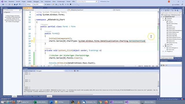 Visual Studio C# 12 - DataGridView und Chart Teil 2 смотреть онлайн