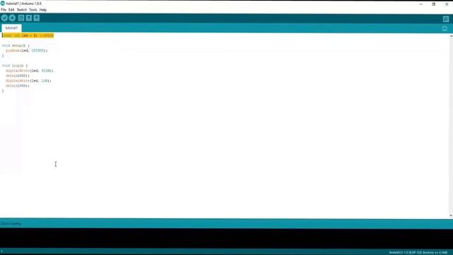ESP8266 NodeMCU – Blinking a LED смотреть онлайн