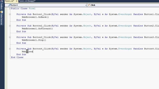 VB 2010 - Basic Web Browser - Tutorial смотреть онлайн