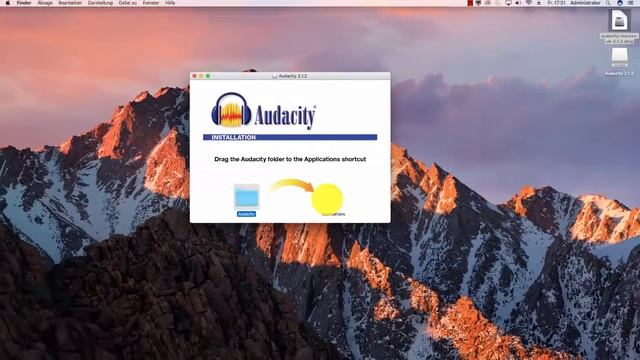 Installation Audacity MacOS смотреть онлайн