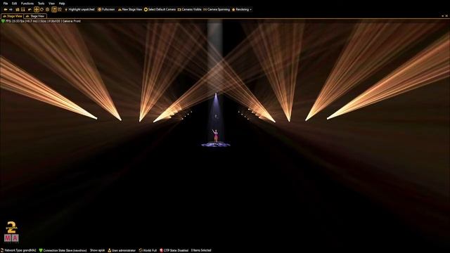 Torn - Lisa Ajax | 3D Lightshow #grandma2 смотреть онлайн