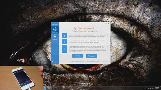 How To Jailbreak iOS 8 - 8.1 & Install Cydia with Pangu - EASY! (Windows) смотреть онлайн