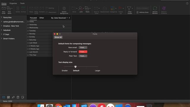 Outlook Change Font Size & Type On Mac смотреть онлайн