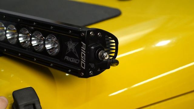 Jeep Wrangler JK Rigid Industries LED Light Bar Radiance Plus 50" Amber Backlight 07-18 Installatio смотреть онлайн