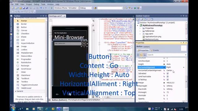 Create sample Silverlight Application on Windows Phone 7 смотреть онлайн