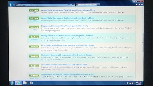 Fixit - Getting help on the microsoft fixit website смотреть онлайн