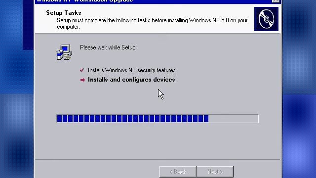 Upgrading Windows NT 5.0 Build 1796 to build 1877 смотреть онлайн