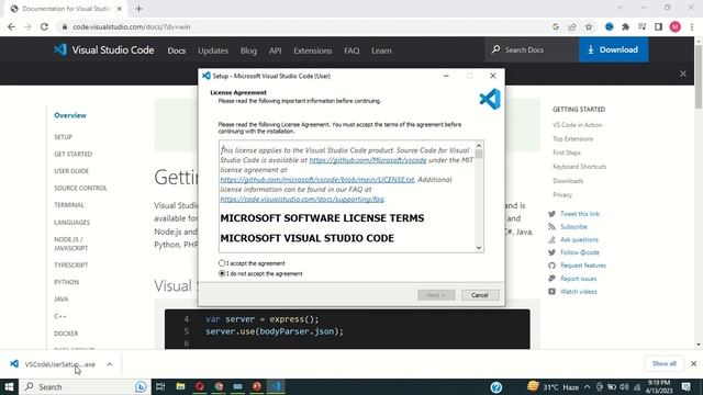 How to Install Microsoft Visual Studio Code 2023 in windows 10/11 [Complete Guide] смотреть онлайн