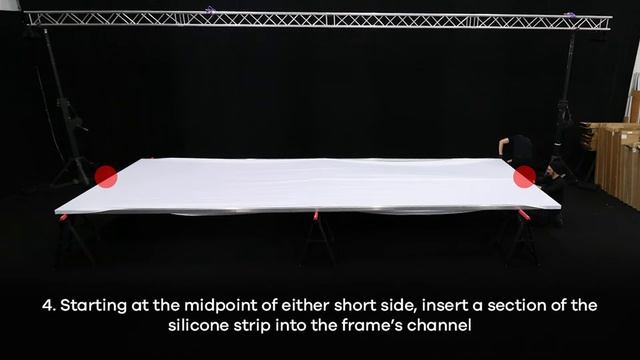 Borderless Projection Screen Fabric Installation смотреть онлайн