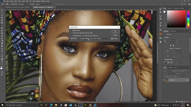 how to set your screen for retouch in photoshop | Color Settings смотреть онлайн