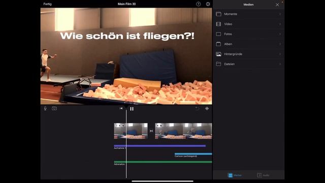 IMovie Übergänge einfügen (IPad) смотреть онлайн