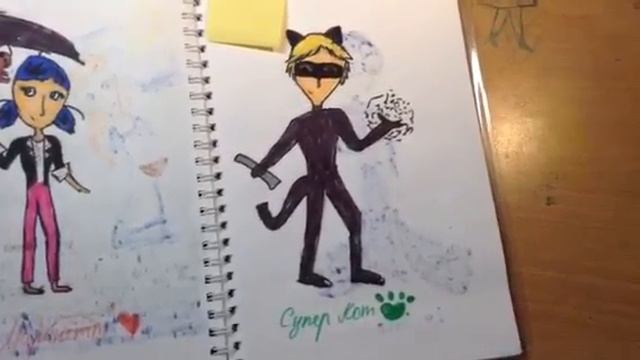 Рисунки Леди баг и Супер кота смотреть онлайн
