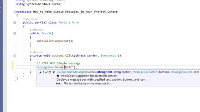 Part 1 Learn Simple Message Box In C# Windows Forms | Neptune Cracker смотреть онлайн