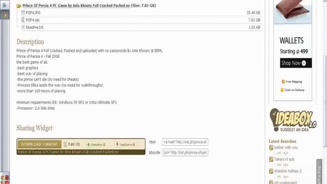 How to Download Prince Of Persia 4 Torrent...Working смотреть онлайн