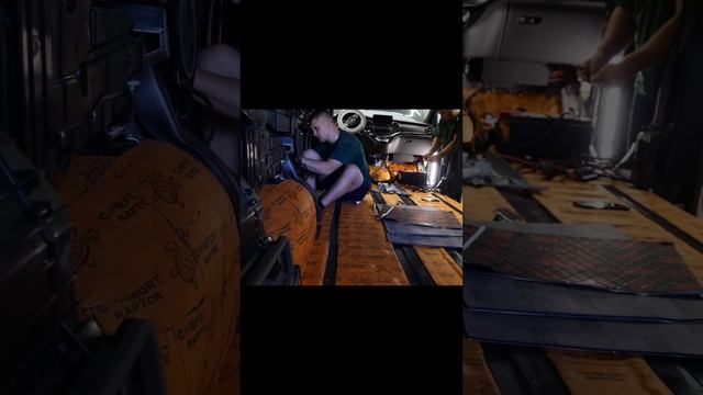 Шумо-виброизоляция в Mersedes V-class смотреть онлайн