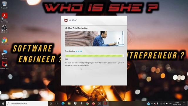How to install McAfee total protection in Laptop | Install mcafee total protection in windows 10 смотреть онлайн
