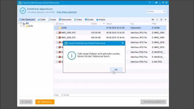 EaseUS Data Recovery Wizard - kostenlose Datenrettungssoftware смотреть онлайн
