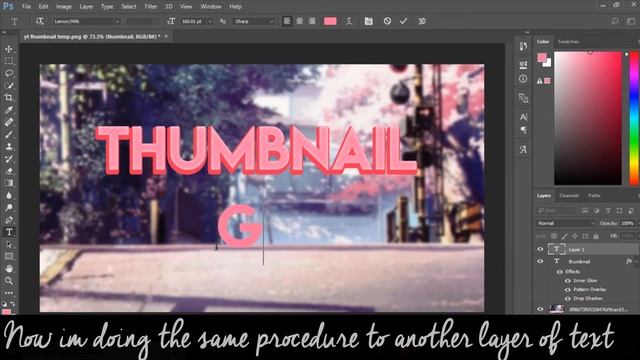 HOW I MAKE MY THUMBNAILS! II Photoshop Tutorial смотреть онлайн