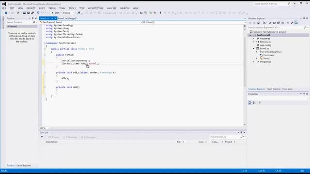 [ C# ] 02 -- How to pass selected items from a listbox to another one? (Quick view) смотреть онлайн