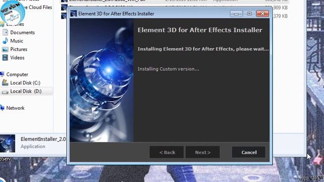 Hướng dẫn cài 3D Element Plugin cho After Effect смотреть онлайн