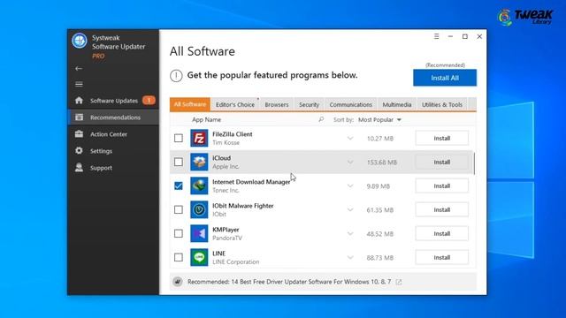 How To Install Multiple Apps on Windows 10 via Systweak Software Updater смотреть онлайн