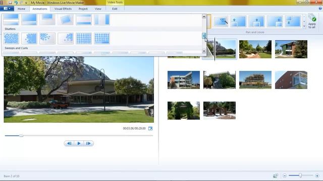Windows Live Movie Maker: Transitions смотреть онлайн