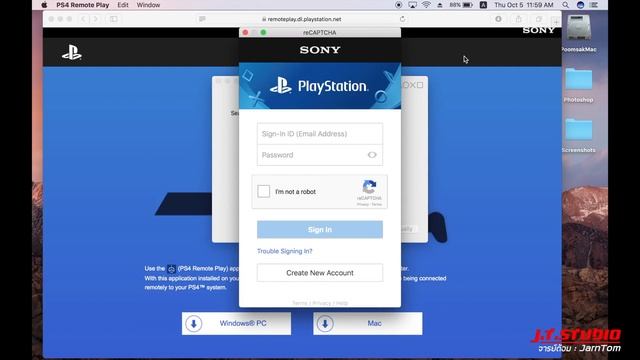 เล่น PS4 นอกบ้านง่ายๆ บน PC/MAC #PS4 remote play смотреть онлайн