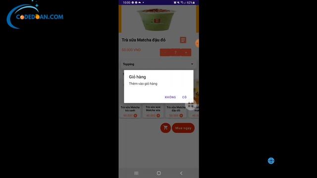 Demo ứng dụng quản lý bán trà sữa | dùng Android Studio kết nối csdl firebase смотреть онлайн