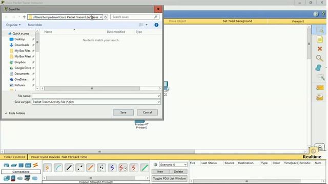 Saving Files in Packet Tracer смотреть онлайн