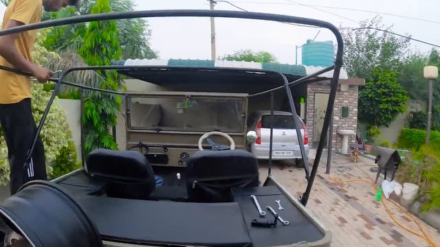 Install soft top on open Jeep by Khoo wale смотреть онлайн