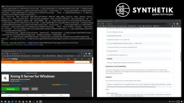 blastFoam: How to install and run a simulation in Windows 10