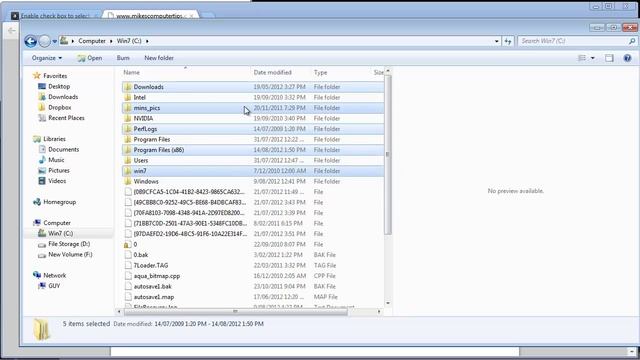 How to select multiple items in Windows 7 with checkboxes смотреть онлайн