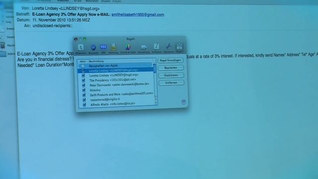 Mail Programm am Mac/Apple - Tipps u Tricks für Regeln / Spam E-Mail-Spamm смотреть онлайн