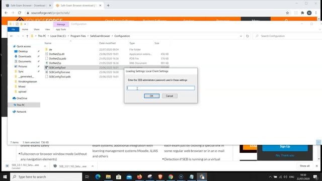 Safe Exam Browser 3 01 installation configuration and how to start exam on student computer смотреть онлайн
