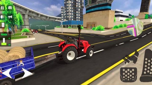 Real Tractor 2022 Trolley Cargo Farming Simulation - Offload Tractor Games - Android Gameplay RTC.0 смотреть онлайн