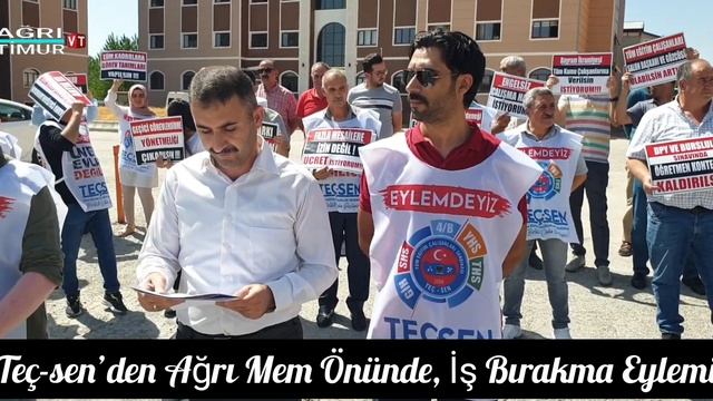 (Teç-Sen) Ağrı İl Başkanı Osman Aksoy, eğitim öğretimin ilk gününde 1 günlük iş bırakma eylemi смотреть онлайн