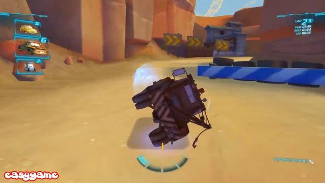 Mater Race at Canyon Run, Cars 2 The Video Game, PC Game смотреть онлайн