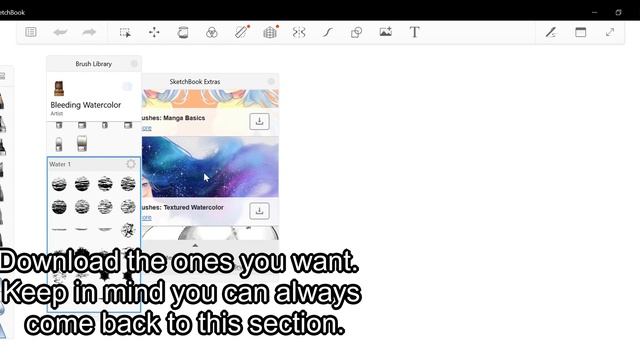 How to Download Brush Packs for Free! -Autodesk Sketchbook Tutorial Part 13 смотреть онлайн
