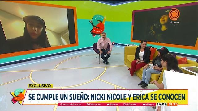 ¡Erica conoció a Nicki Nicole! Es la fan que se hizo viral por su llanto en el show смотреть онлайн
