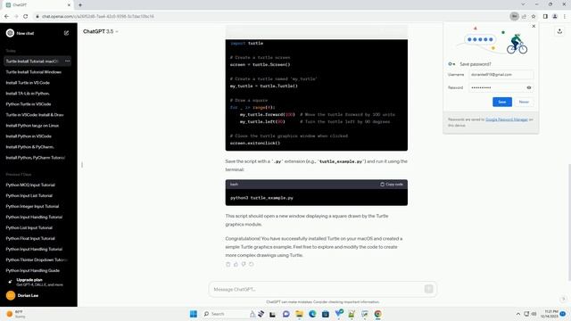 how to install turtle in python mac смотреть онлайн