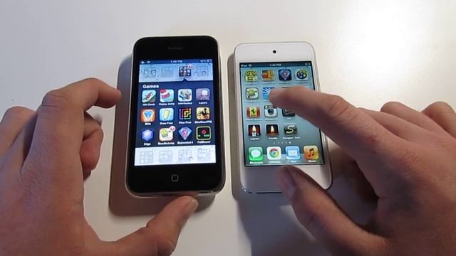 Speed Test: iPhone 3GS vs iPod touch 4G смотреть онлайн