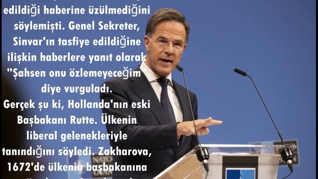 Zakharova NATO Başkanını Anlattı.