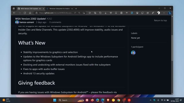Windows Subsystem for Android March update improves stability, audio and security смотреть онлайн