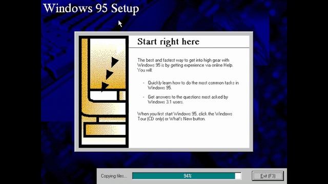 Installing Windows 95 build 456 смотреть онлайн