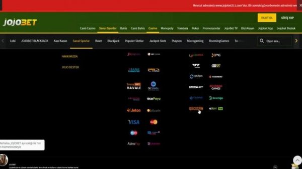 Jojobet Yeni Giriş Adresi Bilgisi
